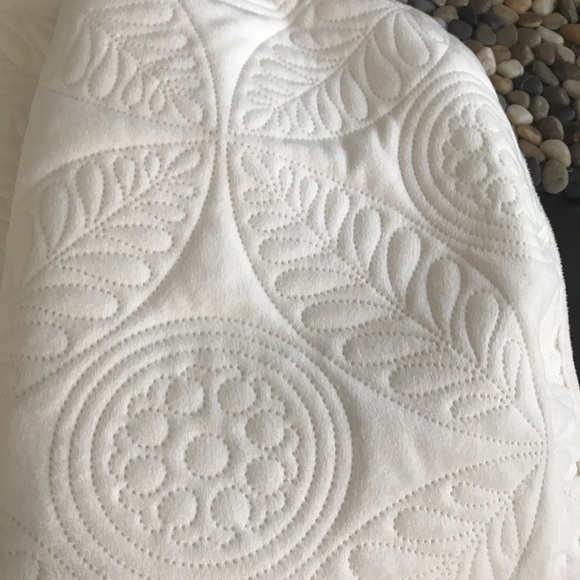 2 Pillow Set MATELASSE Pillowcase Shams Standard Cases white 2PC Set Bedroom bed - Picture 5 of 7